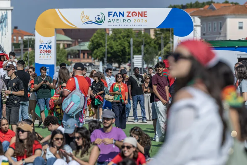 The Fan Zone entrance on opening day