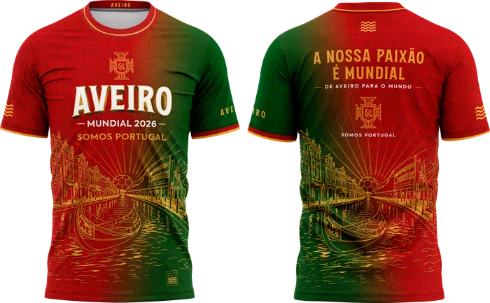 Official Fan Zone Aveiro 2026 shirt, front and back